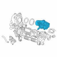 OEM 2018 Chevrolet Cruze EGR Valve Diagram - 55570005