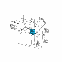 OEM Ford Ranger Latch Assembly Diagram - 2L5Z-10219A65-CB