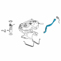 OEM 2004 Saturn Vue Pipe Asm-Fuel Tank Filler Diagram - 25821793