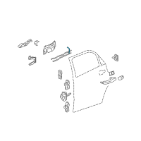 OEM Pontiac Rod, Rear Side Door Outside Handle Diagram - 88980984