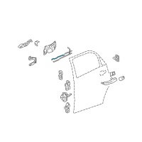 OEM Pontiac Torrent Lock Rod Diagram - 88980996