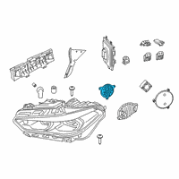 OEM 2020 BMW X7 Led Module For Daytime Driving Diagram - 63-11-9-477-986