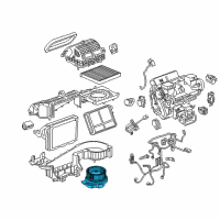 OEM Cadillac Blower Motor Diagram - 84767440