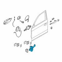 OEM 2014 BMW X1 Front Door Brake Diagram - 51-21-7-347-105