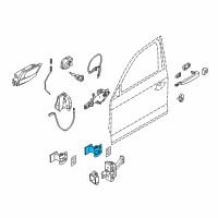 OEM 2013 BMW X1 Door Hinge, Front Top Right/Bottom Left Diagram - 41-00-2-993-108
