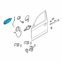 OEM 2013 BMW X1 Interior Door Handle Diagram - 51-41-2-991-953