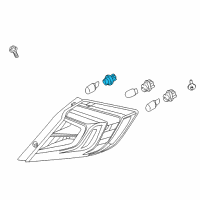 OEM Honda Civic Socket (T16) Diagram - 33304-SZW-003