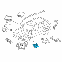 OEM 2008 Jeep Commander Module-Steering Control Diagram - 68241522AC