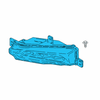 OEM 2022 BMW X6 Front Fog Lamp, Led, Right Diagram - 63-17-7-406-366