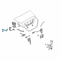 OEM 2004 Infiniti Q45 Stay Assembly Trunk Diagram - 84430-AT825