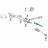 OEM 2021 Honda Pilot End, Rack Diagram - 53010-TG7-A01
