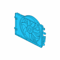 OEM Lincoln MKZ Fan Assembly Diagram - 7H6Z-8C607-B