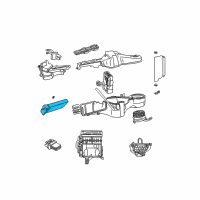 OEM 2006 Dodge Grand Caravan Core-Heater Diagram - 5166533AC