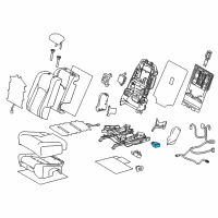 OEM 2022 Lexus RX450h Switch, Rear Power Seat Diagram - 84923-78010