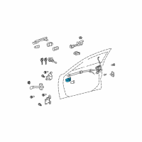 OEM 2014 Toyota Venza Handle, Inside Diagram - 69205-0T010-A0