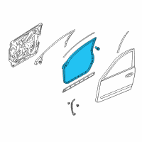 OEM Infiniti M45 WEATHERSTRIP Front Door R Diagram - 80831-EG09A