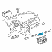 OEM 2014 Chevrolet Cruze Hazard Switch Diagram - 95282258
