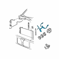 OEM 1998 Ford F-250 Hose & Tube Assembly Diagram - JU2Z19D734J