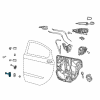 OEM 2015 Dodge Dart Check-Rear Door Diagram - 68082443AI