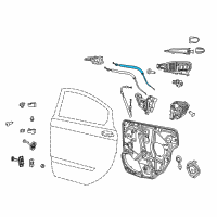 OEM 2015 Dodge Dart Cable-Door Lock To Latch Diagram - 68170239AA