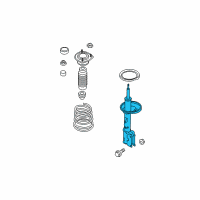 OEM 2006 Kia Spectra5 Shock Absorber Assembly Diagram - 553512F200