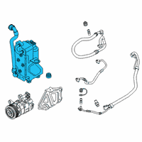 OEM 2020 BMW X5 Condenser Air Conditioning W Diagram - 64-53-6-847-989