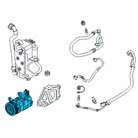 OEM 2020 BMW X5 A/C COMPRESSOR W/O MAGNETIC Diagram - 64-52-9-890-656