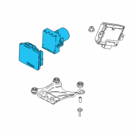 OEM 2018 BMW 530e Dsc Hydraulic Unit Diagram - 34-51-6-888-998