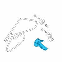 OEM 2011 Hyundai Santa Fe Idler Assembly Diagram - 25290-3C150