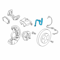 OEM 2020 Buick Regal Sportback Brake Hose Diagram - 84289372