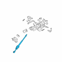 OEM 2013 Nissan Murano Joint Assembly-Steering, Lower Diagram - 48080-1AA0A