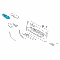 OEM BMW 135is Door Window Switch Left Diagram - 61-31-9-216-520