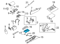 OEM Hyundai INDICATOR ASSY-SHIFT LEVER Diagram - 84655-AA000