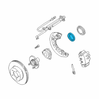 OEM 2001 Mercury Mountaineer Hub Seals Diagram - F57Z-1S190-AA