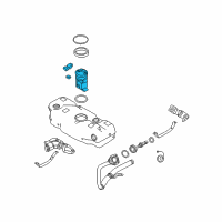 OEM 2009 Chevrolet Aveo Fuel Pump Diagram - 95037382