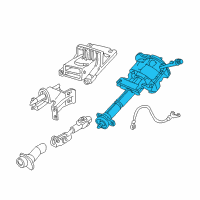 OEM 2004 Buick Rendezvous Steering Column Diagram - 15286168