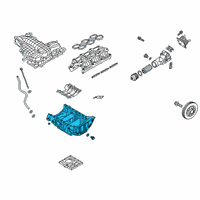 OEM 2020 Kia K900 Pan Assembly-Engine Oil Diagram - 215203LTB0