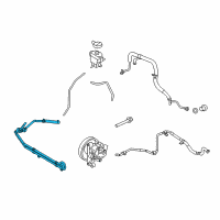 OEM Lincoln MKX Oil Cooler Diagram - BT4Z-3D746-A