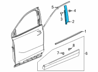 OEM 2020 Buick Encore GX Applique Diagram - 42740489