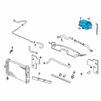 OEM 2004 Pontiac Bonneville Tank Asm-Radiator Surge Diagram - 25774005