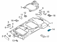 OEM Kia Carnival Lamp Assembly-Rear PERSO Diagram - 92870R0000GYT