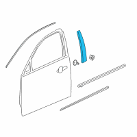 OEM 2013 Chevrolet Malibu Applique Diagram - 23126291