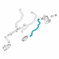 OEM BMW 760Li Water Hose Inlet 2.1 Diagram - 64-53-9-119-168