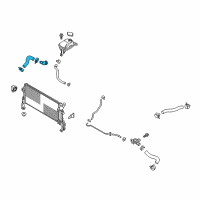 OEM 2020 Hyundai Elantra GT Hose Assembly-Radaator, Lower Diagram - 25415-F2400