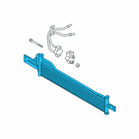 OEM 2020 Kia K900 Cooler Assembly-Oil Diagram - 25460B1300