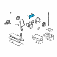 OEM Honda Cover, Timing Belt Back Diagram - 11840-PLM-000