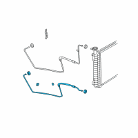 OEM 2013 Chevrolet Express 1500 Lower Hose Diagram - 25849126