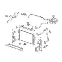 OEM Cadillac By-Pass Hose Diagram - 12637185