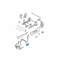 OEM 2004 Nissan Murano Switch Assy-Front Seat, L Diagram - 87066-CA600