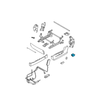 OEM 2006 Nissan Murano Switch Assy-Seat Lumbar Diagram - 87317-CB002